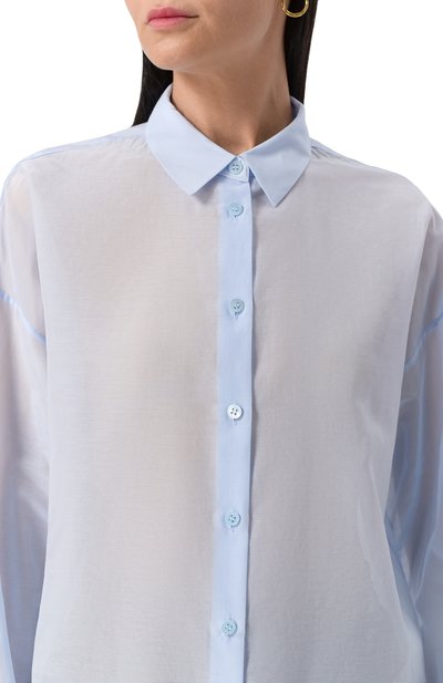 Рубашка из хлопка и шелка 12 STOREEZ, арт. 130615, фото 5