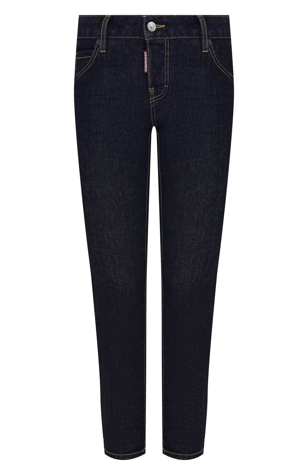 Джинсы DSQUARED2 темно-синего цвета по цене 41200 руб., арт. S80LA0018/S30595, фото 1 Джинсы DSQUARED2, арт. S80LA0018/S30595, фото 1