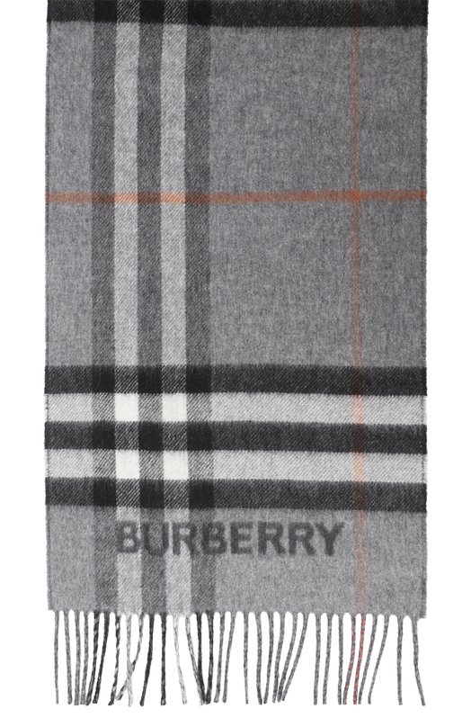 Кашемировый шарф Burberry 8059277 Серый  8059277 Фото 3