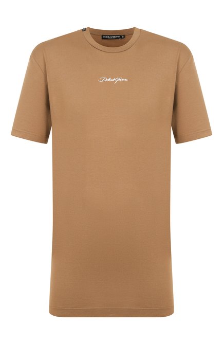 Мужская хлопковая футболка DOLCE & GABBANA, арт. G8RN8Z/G7NUB