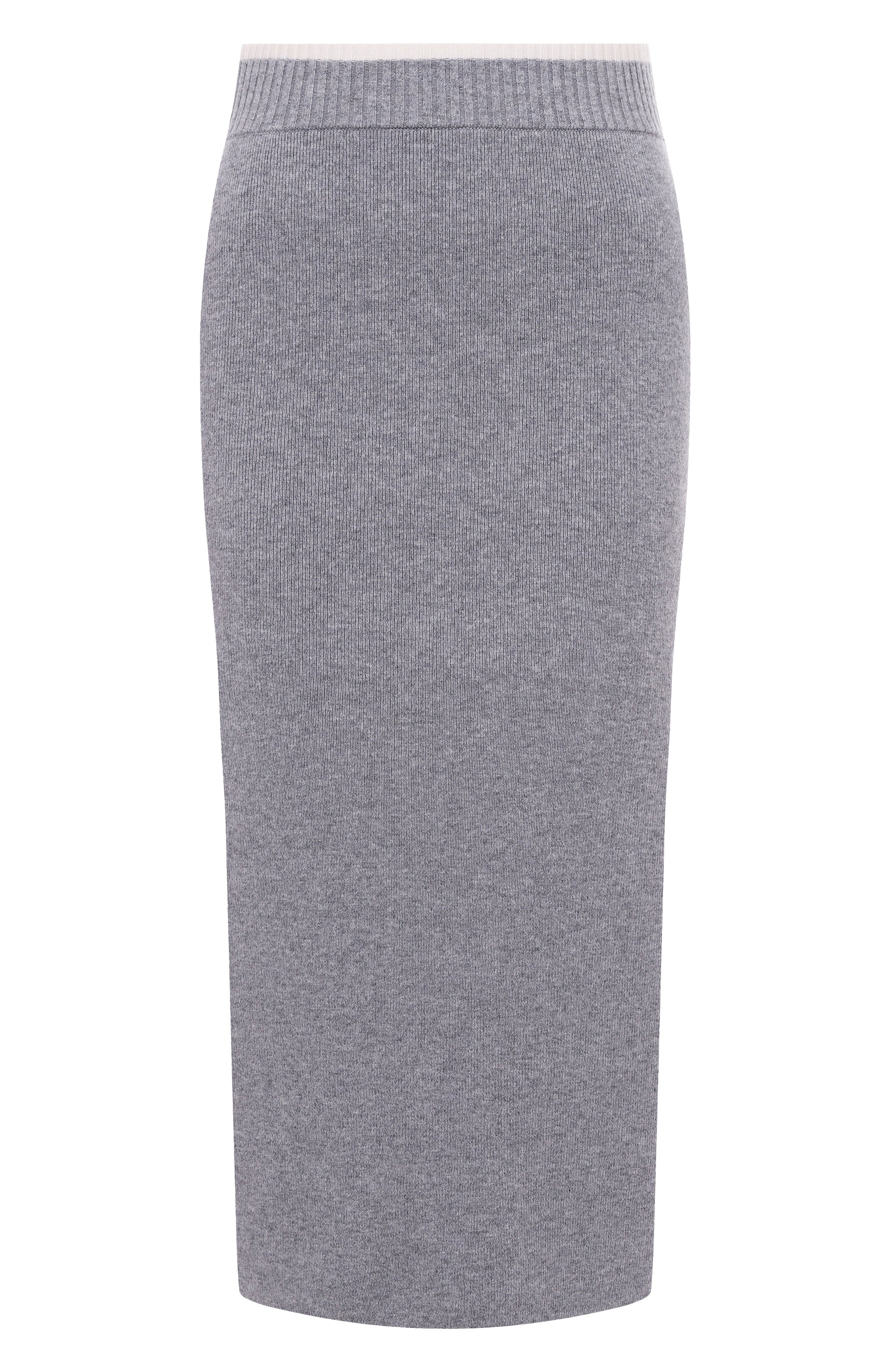 Юбка из шерсти и кашемира PINKO серого цвета по цене 22300 руб., арт. 105489/A2Q9, фото 1 Юбка из шерсти и кашемира PINKO, арт. 105489/A2Q9, фото 1