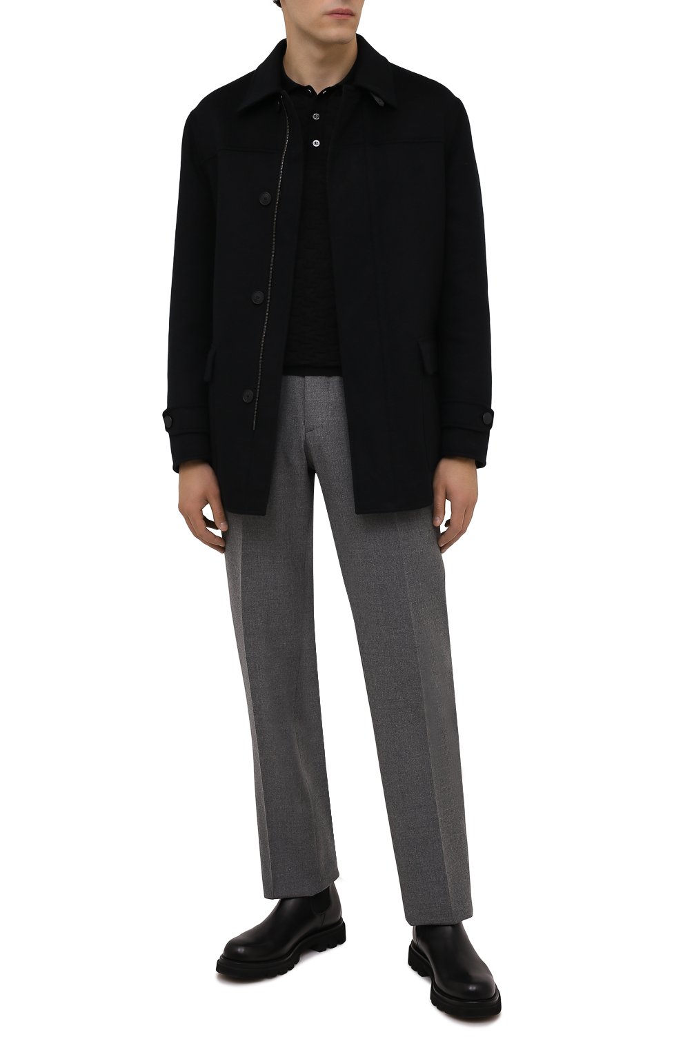 Поло из кашемира и шелка ZILLI, арт. MBW-PB058-ZALL1/ML01, фото 2