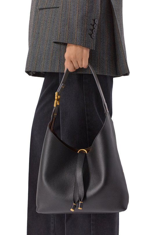 Сумка Marcie small Chloé CHC24AS629I31 Чёрный  CHC24AS629I31 Фото 2