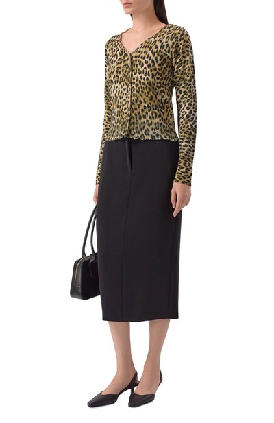 Шерстяной кардиган N21 леопардового цвета по цене 58700 руб., арт. A002/9000, фото 2 Шерстяной кардиган N21, арт. A002/9000, фото 2