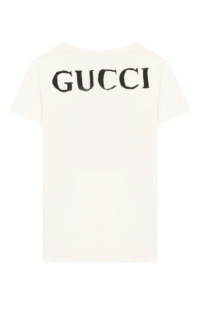 Хлопковая футболка GUCCI, арт. 554879/XJBJD, фото 2