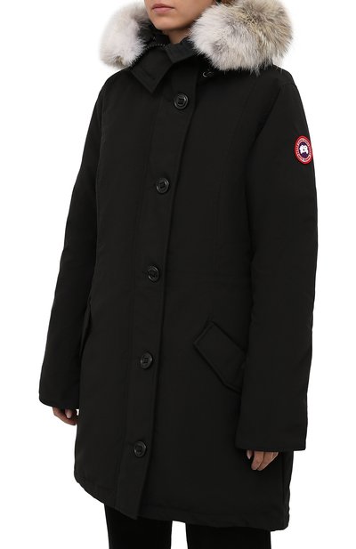 Пуховая парка CANADA GOOSE черного цвета по цене 139000 руб., арт. 2580L, фото 3 Пуховая парка CANADA GOOSE, арт. 2580L, фото 3