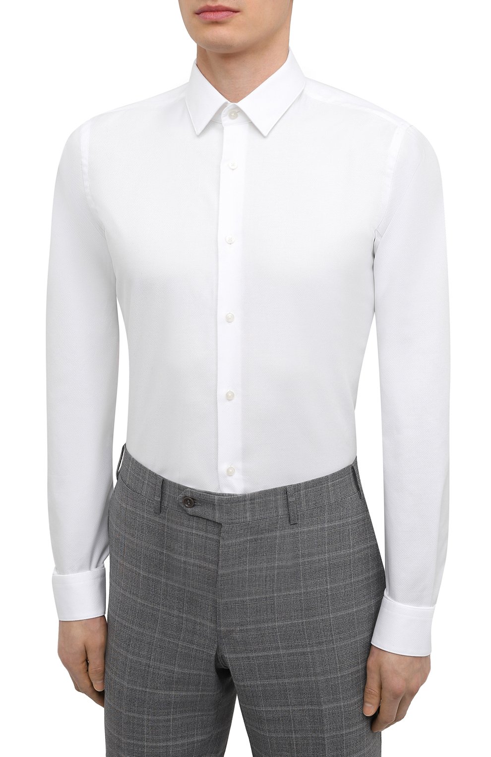 Хлопковая сорочка BOSS, арт. 50447265, фото 3