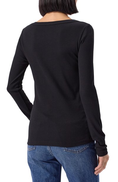 Хлопковый топ TOTEME, арт. 241-WRT1060-FB0094/001, фото 4