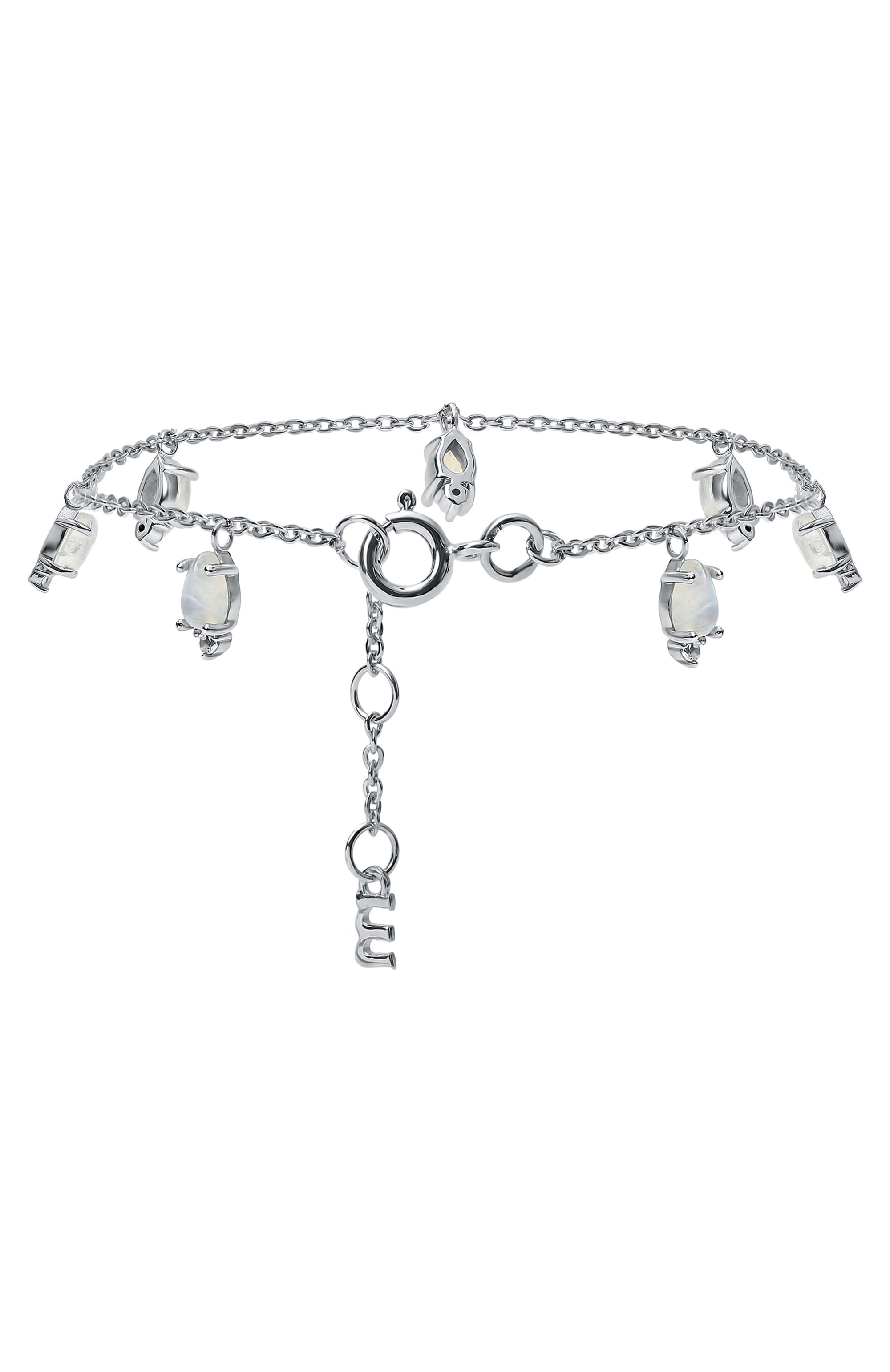 Браслет-цепочка water с лунными камнями MOONKA, арт. wt-br-mns, фото 3