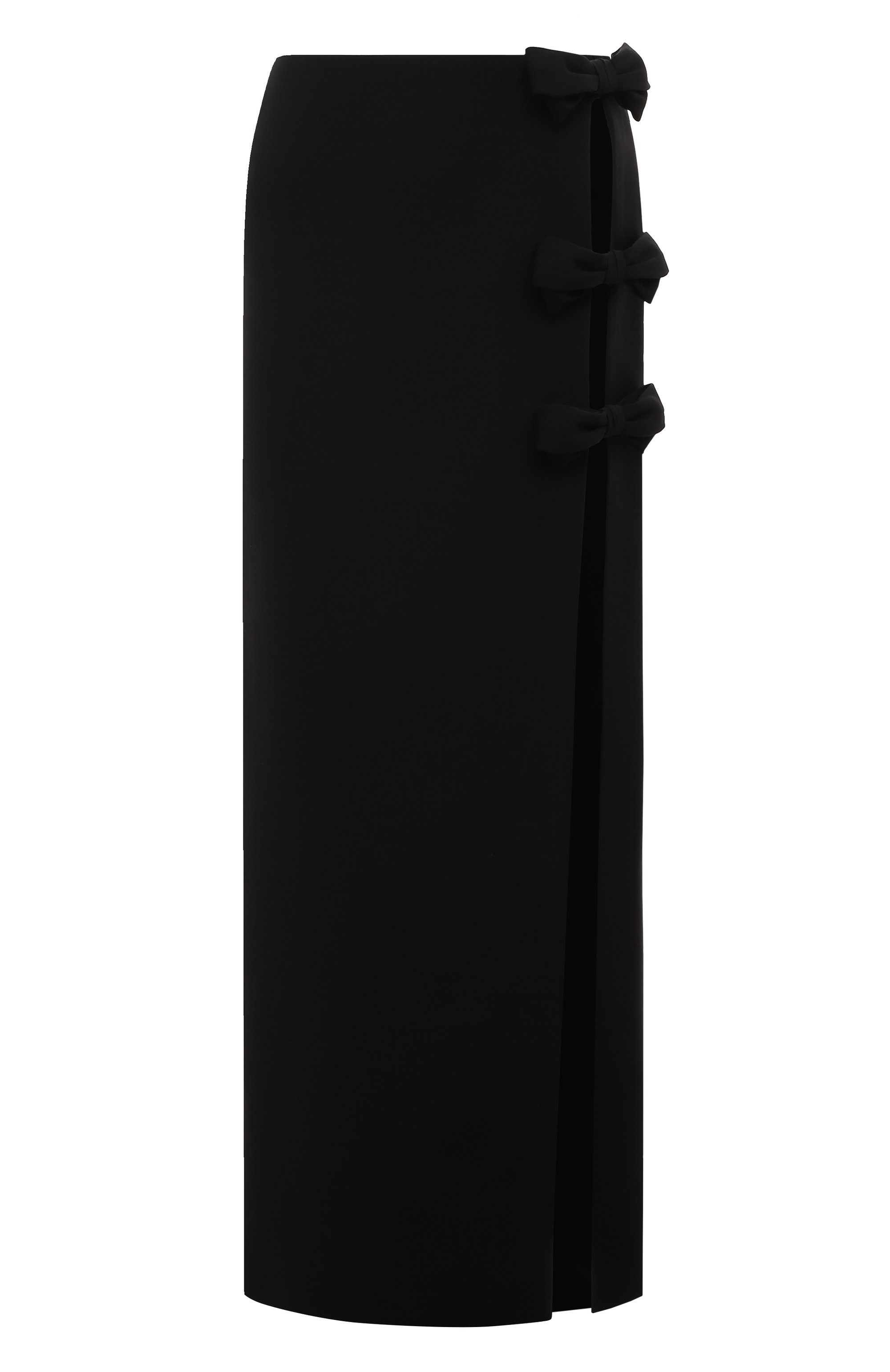 Шерстяная юбка VALENTINO черного цвета по цене 391000 руб., арт. 3B3RAA651CF, фото 1 Шерстяная юбка VALENTINO, арт. 3B3RAA651CF, фото 1