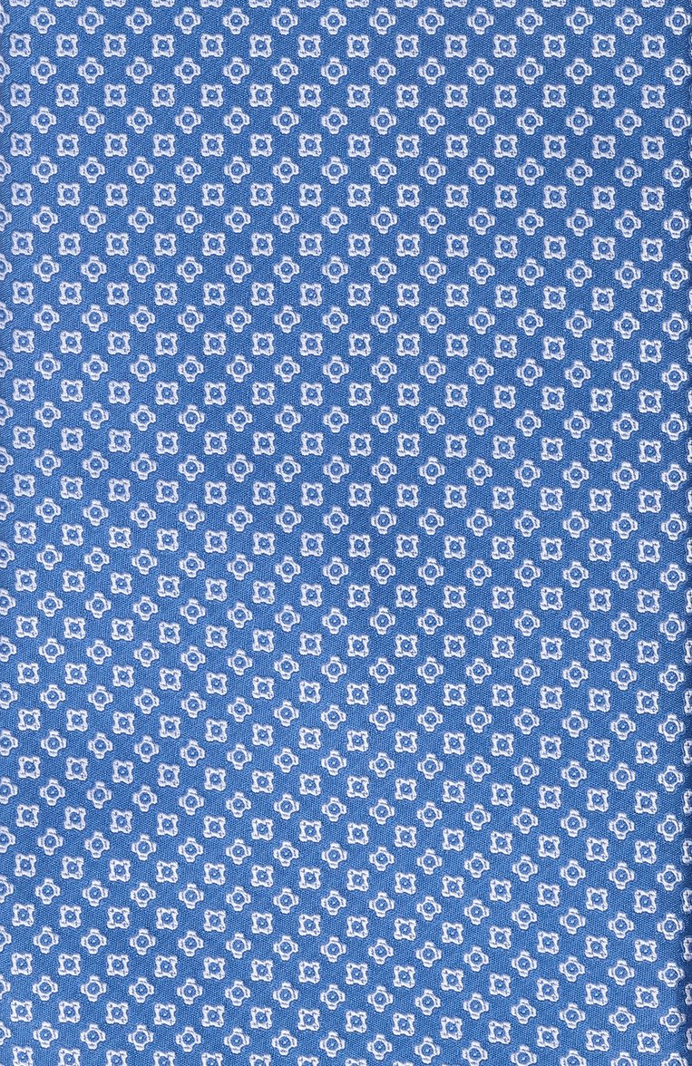 Мужской шелковый галстук STEFANO RICCI голубого цвета, арт. CCXL/56033 | Фото 4 (Материал: Текстиль, Шелк; Нос: Не проставлено; Принт: С принтом; Автоматизация состава: Проставлено)