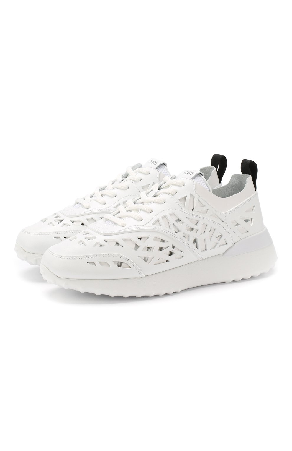 Кожаные кроссовки TOD’S белого цвета по цене 75300 руб., арт. XXW80A0BF30KZ4, фото 1 Кожаные кроссовки TOD’S, арт. XXW80A0BF30KZ4, фото 1