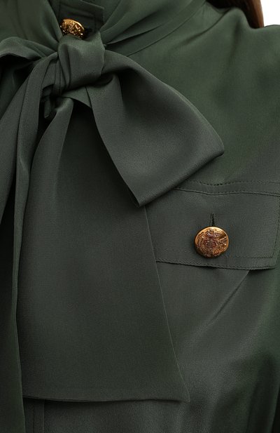 Шелковый комбинезон ZIMMERMANN темно-зеленого цвета по цене 58600 руб., арт. 9047YRLAD/B0GR, фото 5 Шелковый комбинезон ZIMMERMANN, арт. 9047YRLAD/B0GR, фото 5