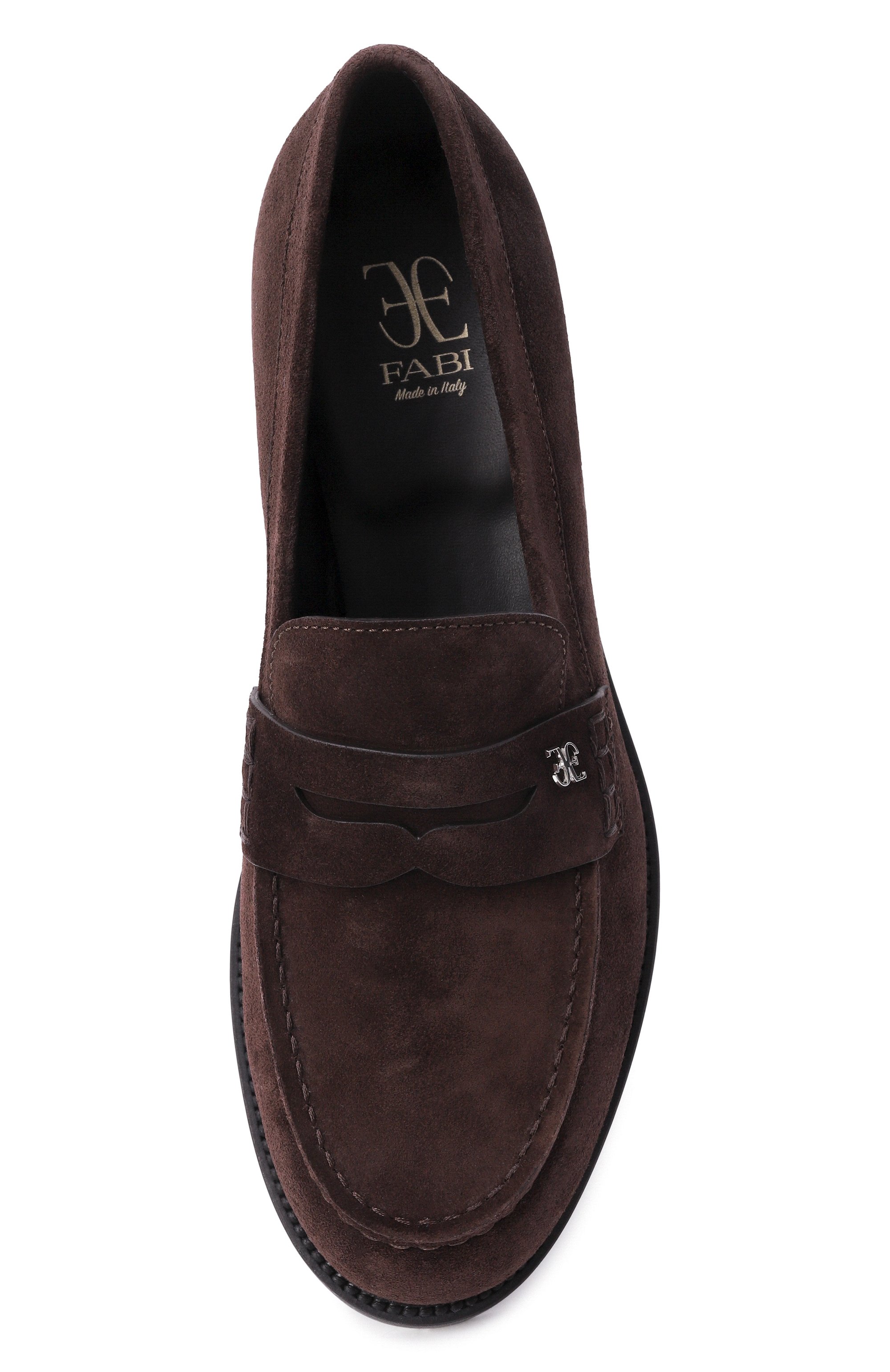 Замшевые пенни-лоферы FABI, арт. FD9033/VEL0UR, фото 6