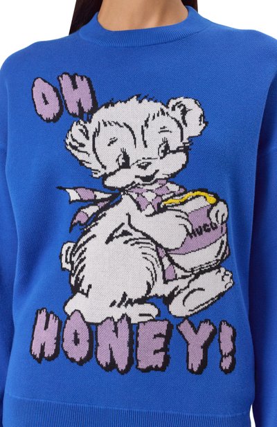 Хлопковый свитер HUGO BLUE, арт. 50543019, фото 5