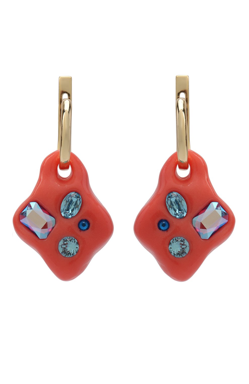 Серьги LILI ARCHIVE кораллового цвета по цене 12980 руб., арт. EМ23C77G, фото 1 Серьги LILI ARCHIVE, арт. EМ23C77G, фото 1