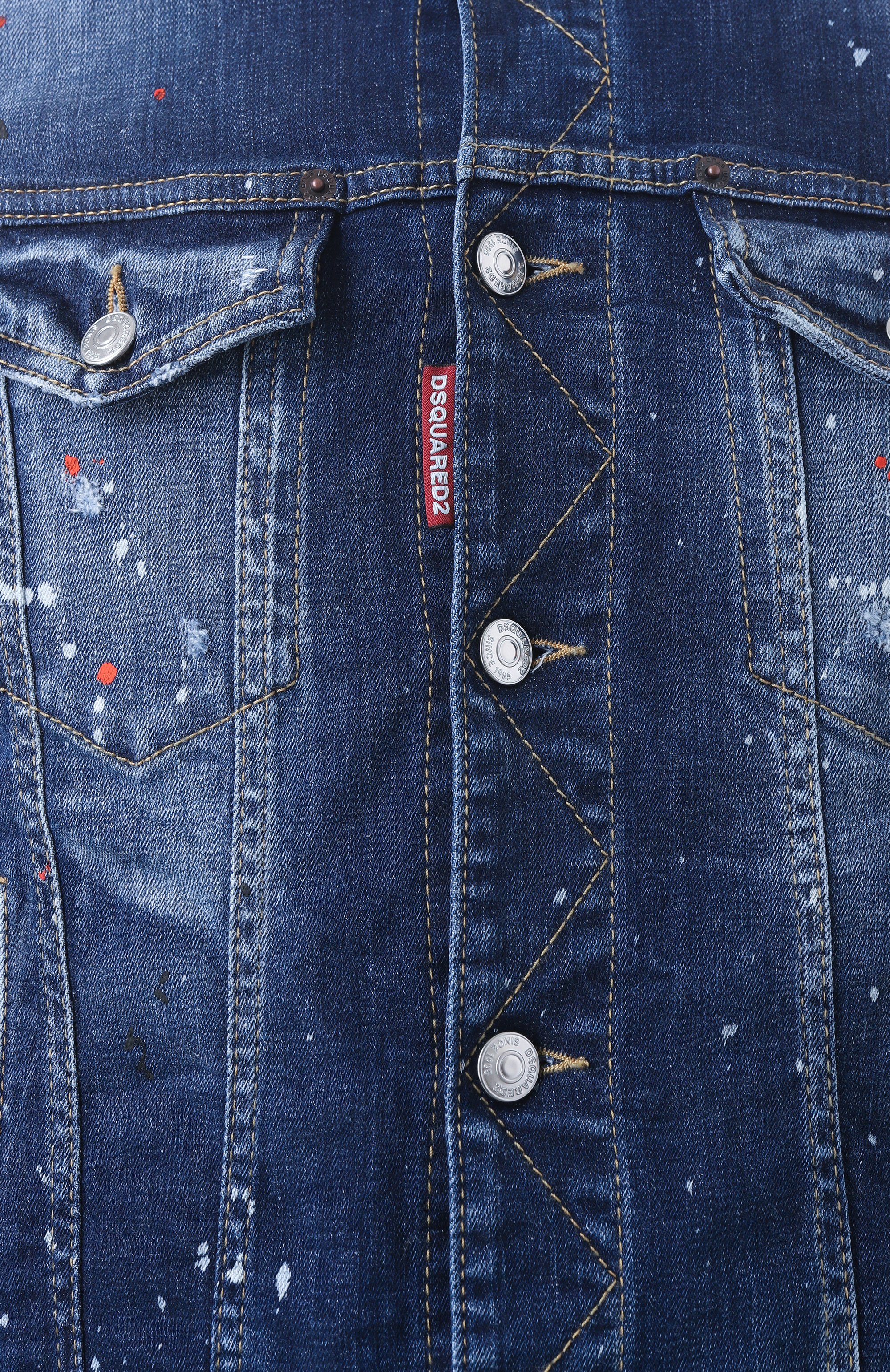 Джинсовая куртка DSQUARED2, арт. S74AM1563/S30664, фото 6