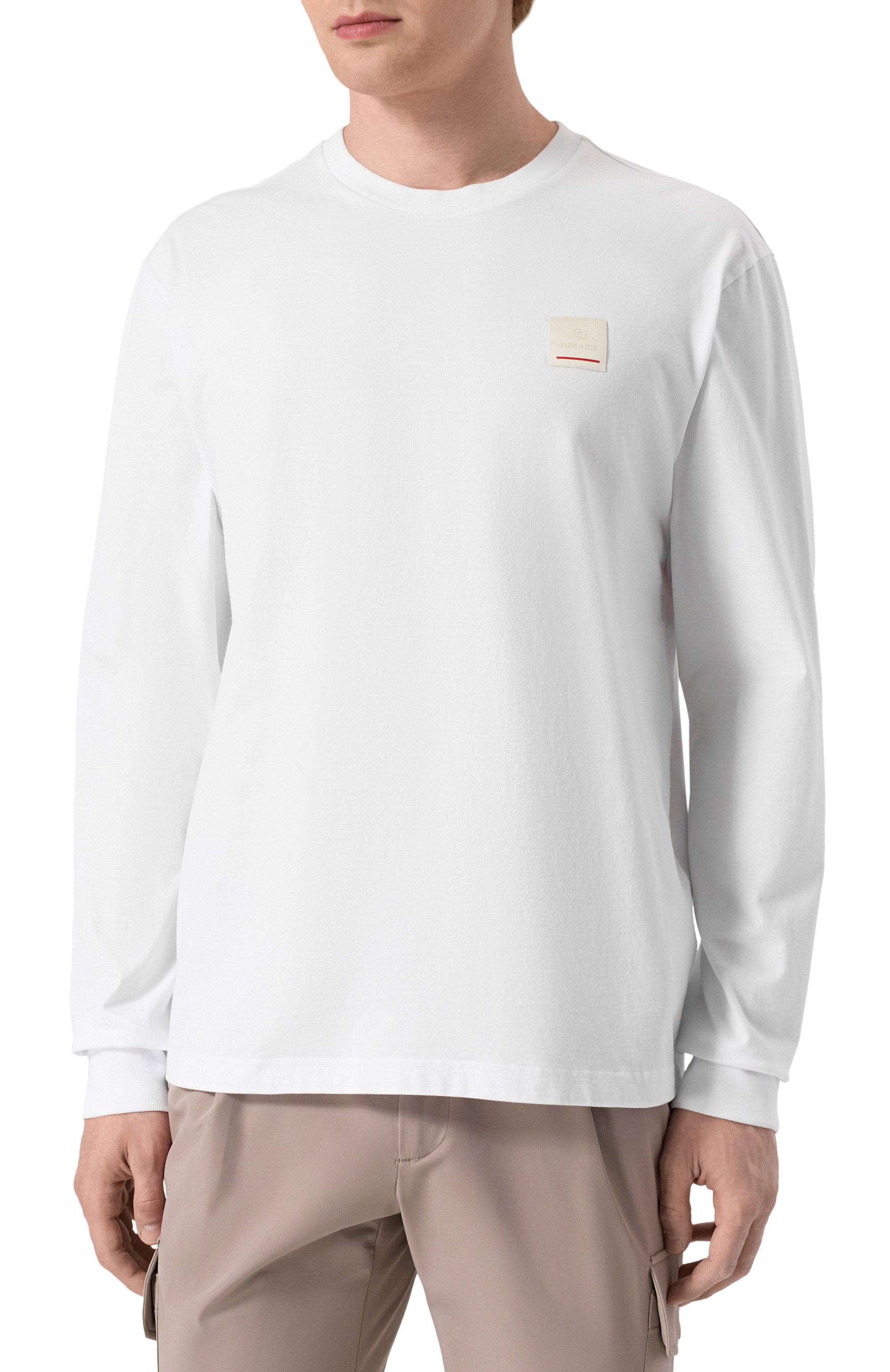 Хлопковый лонгслив BOGNER FIRE+ICE, арт. 54499608, фото 3