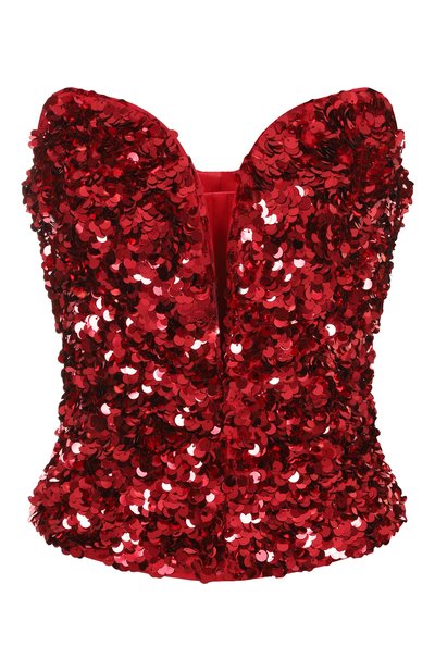 Женский топ-корсет с отделкой пайетками SELF-PORTRAIT, арт. RS25044TR