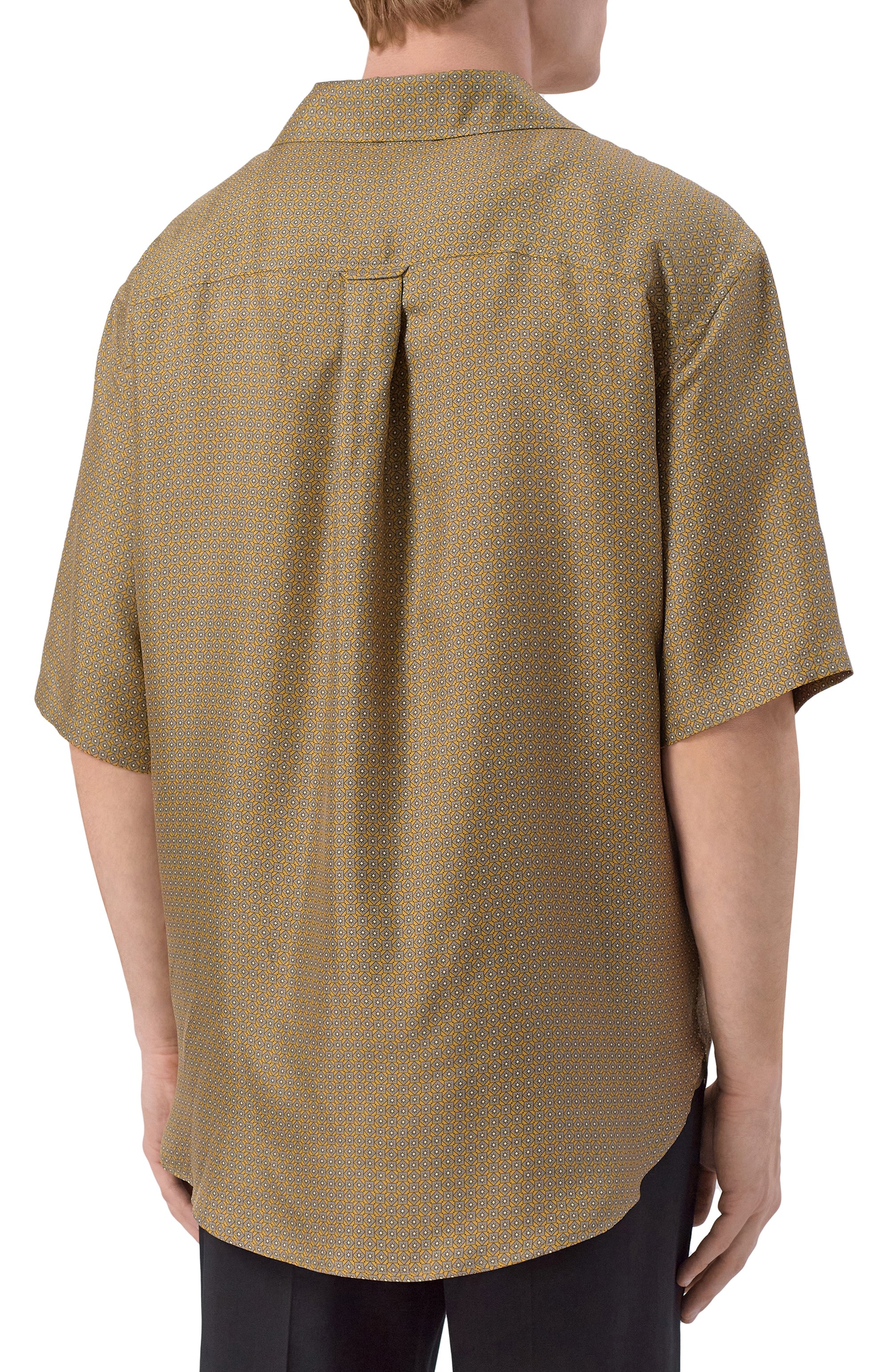 Шелковая рубашка SAINT LAURENT, арт. 860621/Y2N62, фото 4