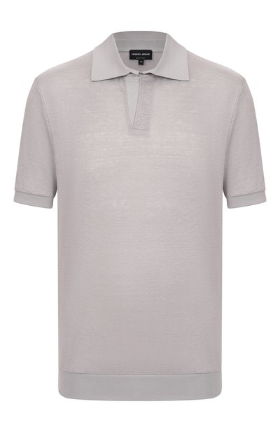 Мужская льняное поло GIORGIO ARMANI, арт. GM001996/TE11335