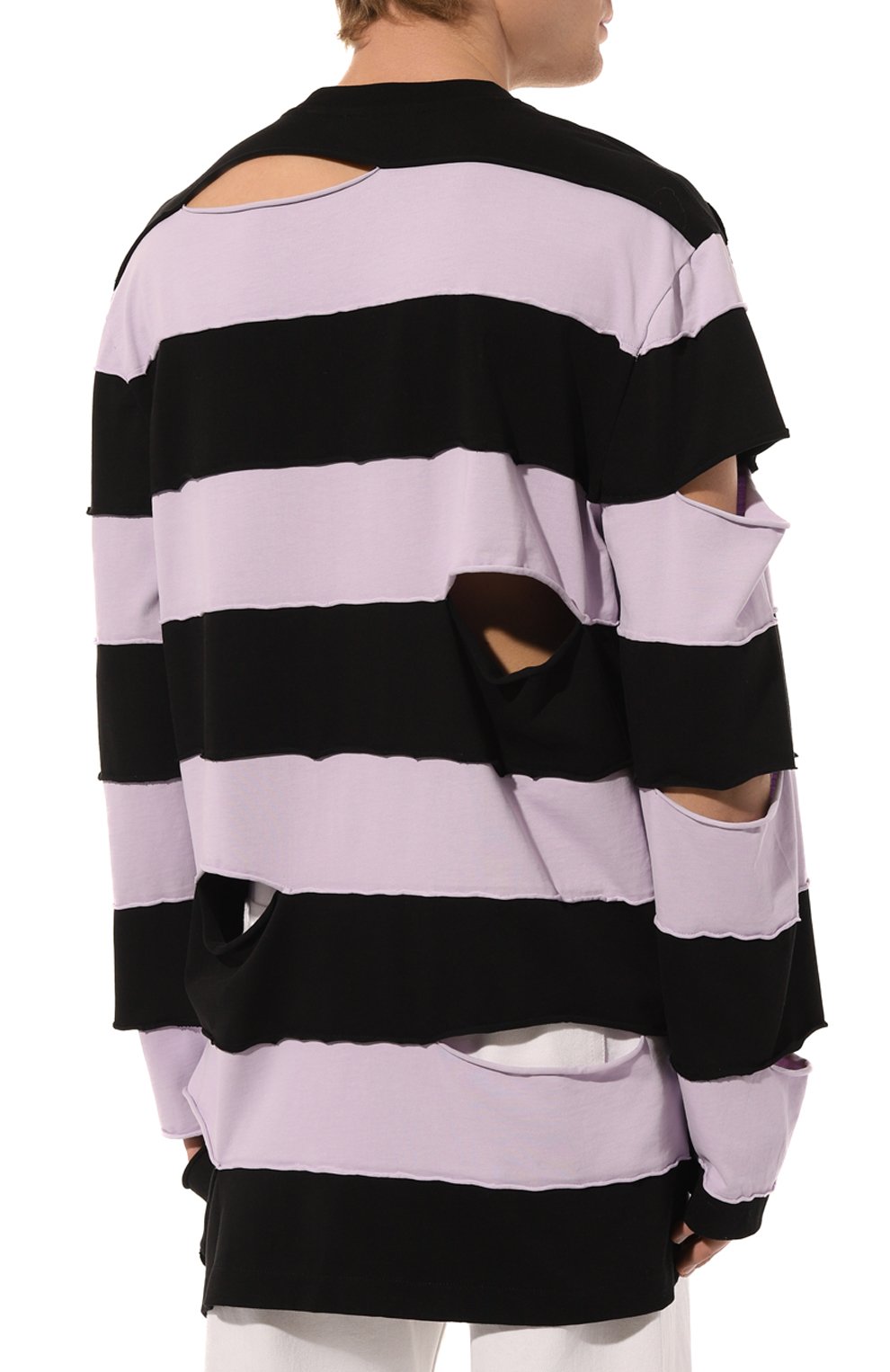 Хлопковый лонгслив OFF-WHITE, арт. 0MAB096W24JER001, фото 4