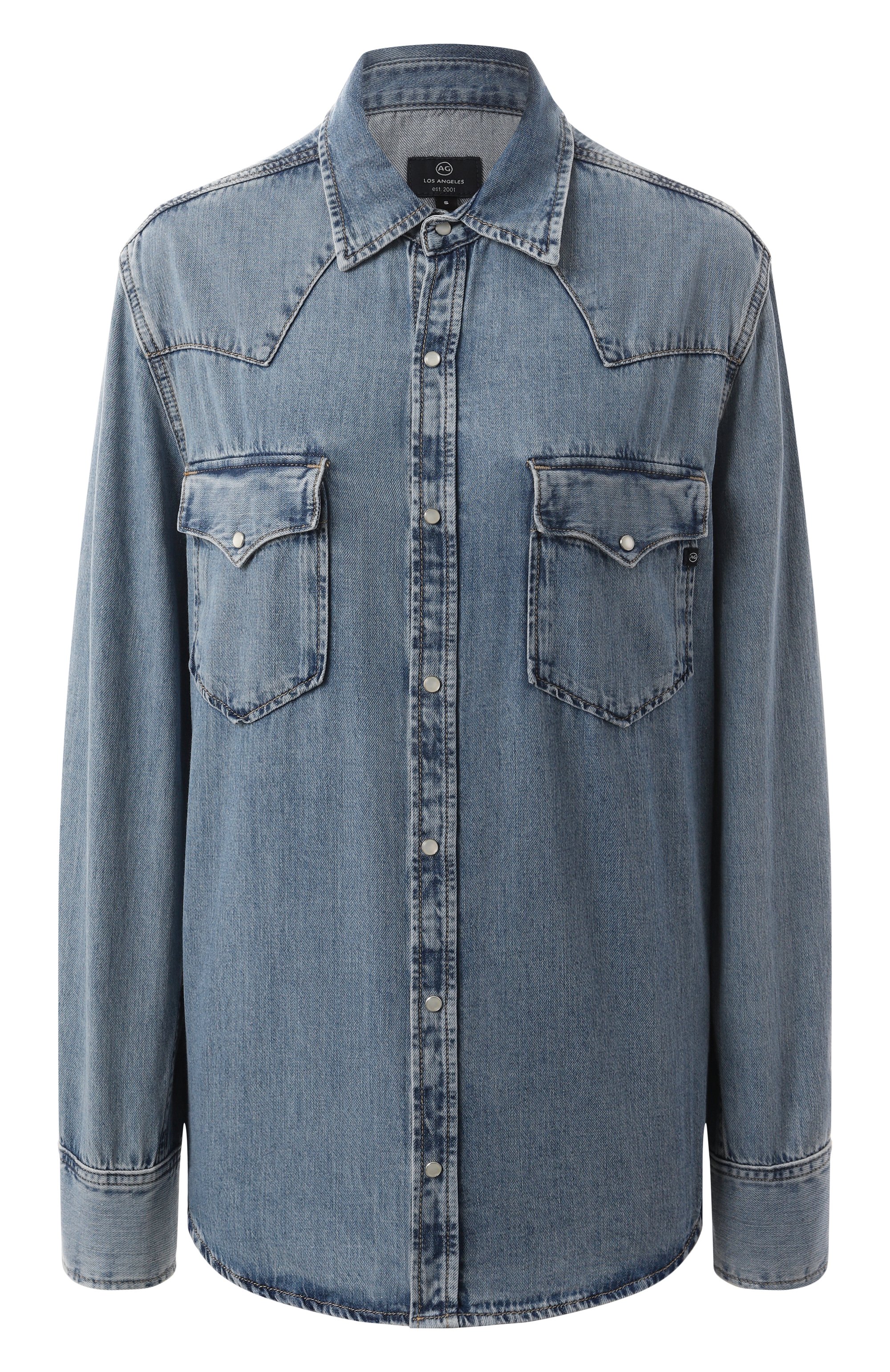 Джинсовая рубашка AG ADRIANO GOLDSCHMIED, арт. W0055-068, фото 1