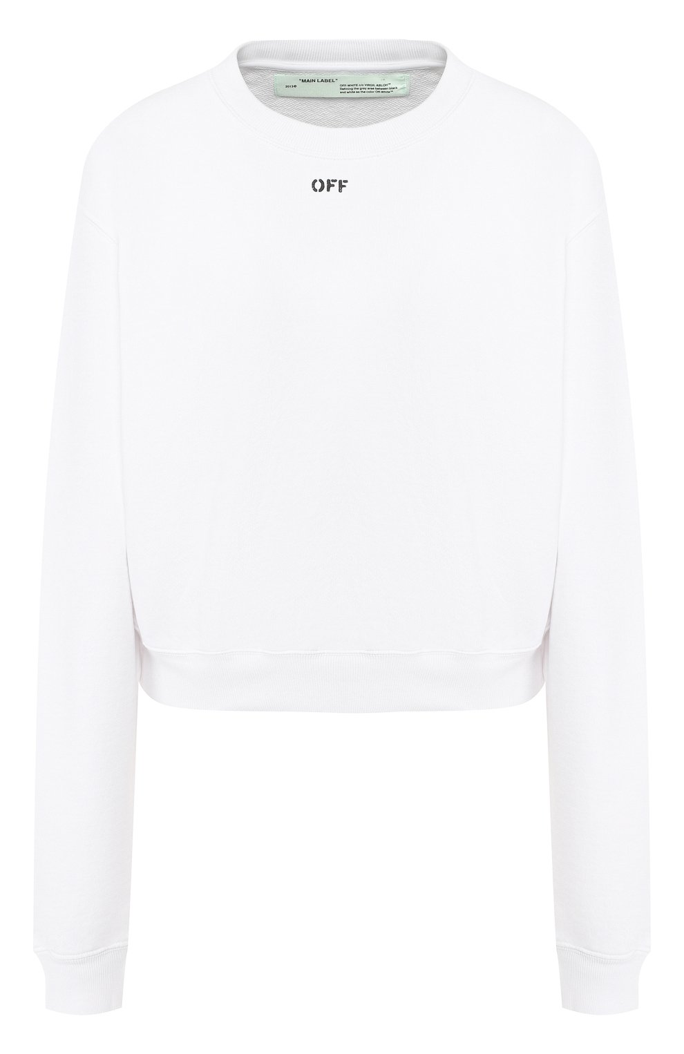 Хлопковый свитшот OFF-WHITE, арт. 0WBA026R190030530110, фото 1