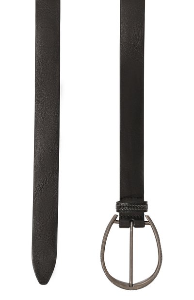 Кожаный ремень BRUNELLO CUCINELLI, арт. M0DAYC242P, фото 3