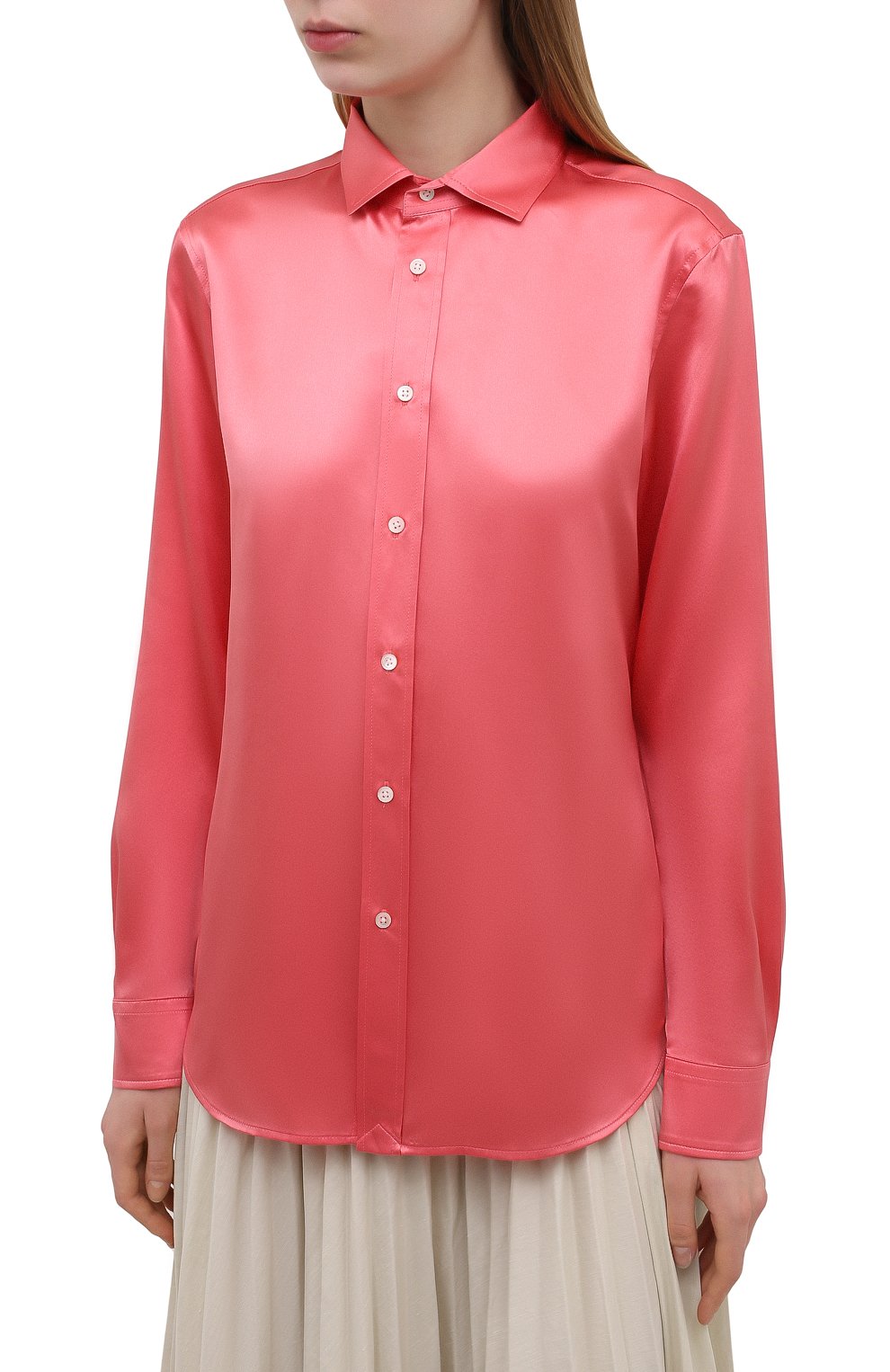 Атласная рубашка POLO RALPH LAUREN, арт. 211798122, фото 3