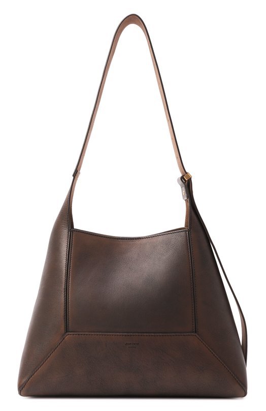 Сумка Diamond Hobo medium Jimmy Choo DIAM0NDH0B0MFFT Коричневый DIAM0NDH0B0MFFT