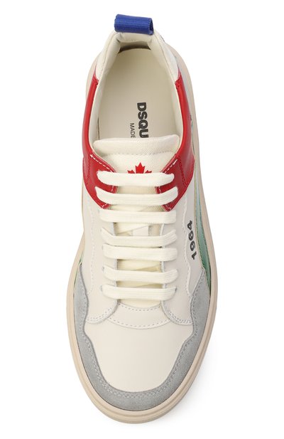 Кожаные кеды DSQUARED2, арт. 82764/VAR1_001, фото 4