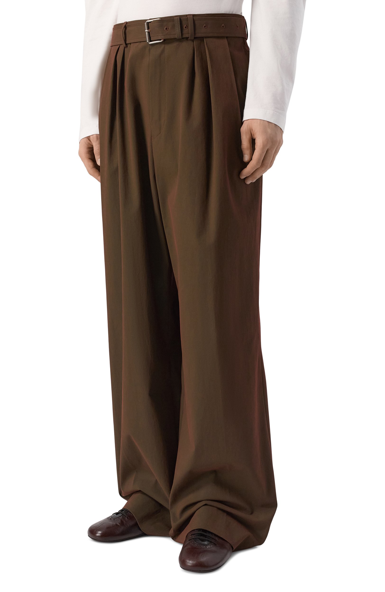Хлопковые брюки DRIES VAN NOTEN, арт. 020906/4098, фото 3