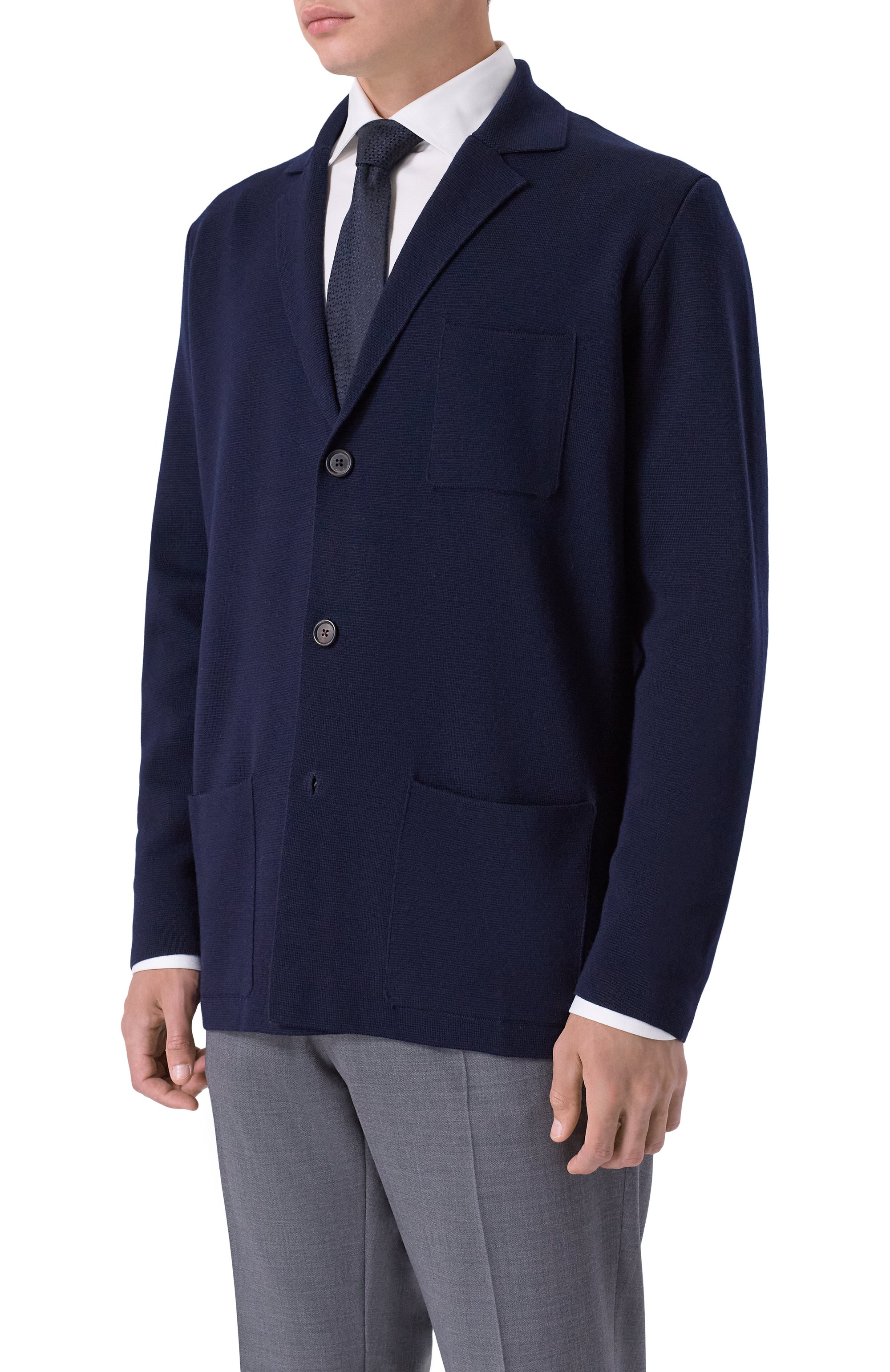 Шерстяной пиджак CORNELIANI, арт. 26M586-2625164, фото 3