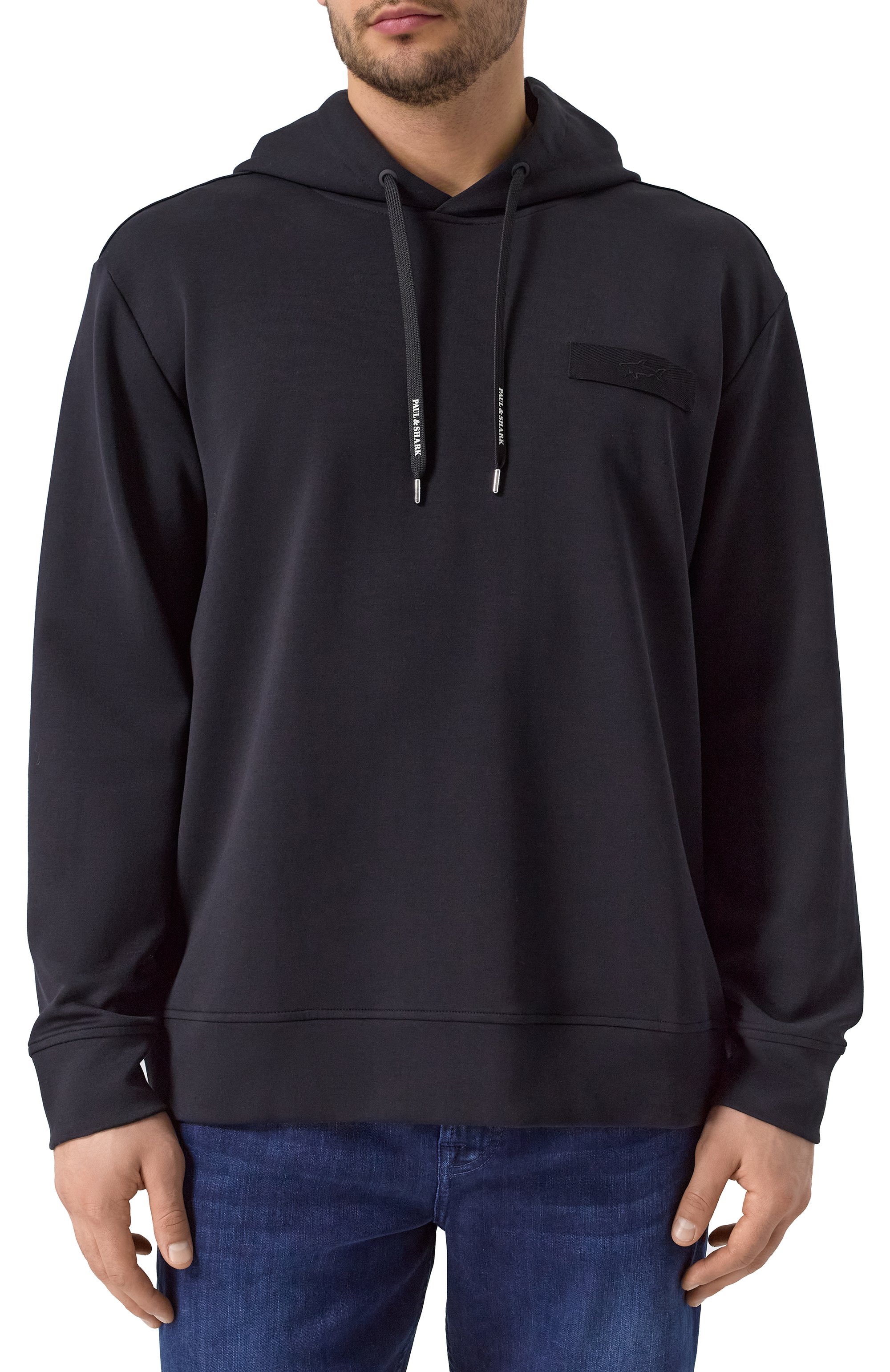 Худи PAUL&SHARK черного цвета по цене 43950 руб., арт. 25411849/XXL, фото 3 Худи PAUL&SHARK, арт. 25411849/XXL, фото 3