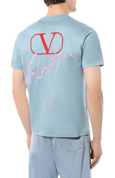 Хлопковая футболка VALENTINO, арт. 5V0MG13AAE6, фото 4