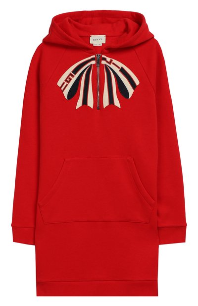 Хлопковое платье с капюшоном GUCCI, арт. 525405/X9W09, фото 1