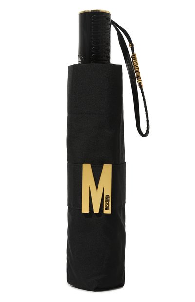 Складной зонт MOSCHINO черного цвета по цене 8995 руб., арт. 8911 0PENCL0SE, фото 4 Складной зонт MOSCHINO, арт. 8911 0PENCL0SE, фото 4
