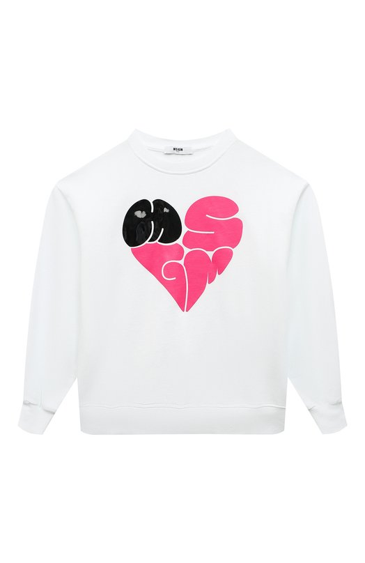 

Хлопковый свитшот MSGM kids, Белый