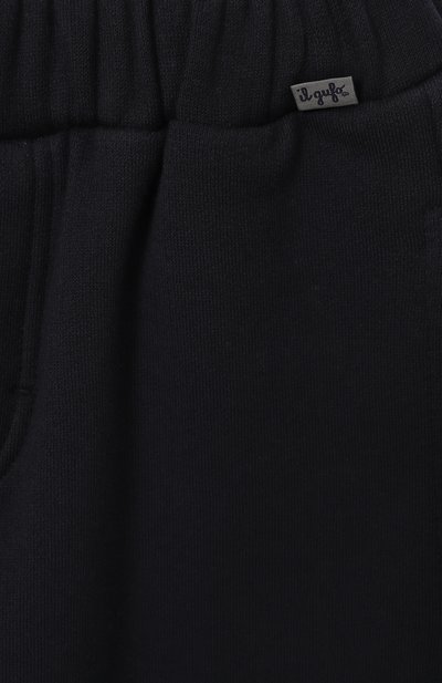 Хлопковые джоггеры IL GUFO темно-синего цвета по цене 17550 руб., арт. A25GPL0027M0107/5-8, фото 3 Хлопковые джоггеры IL GUFO, арт. A25GPL0027M0107/5-8, фото 3