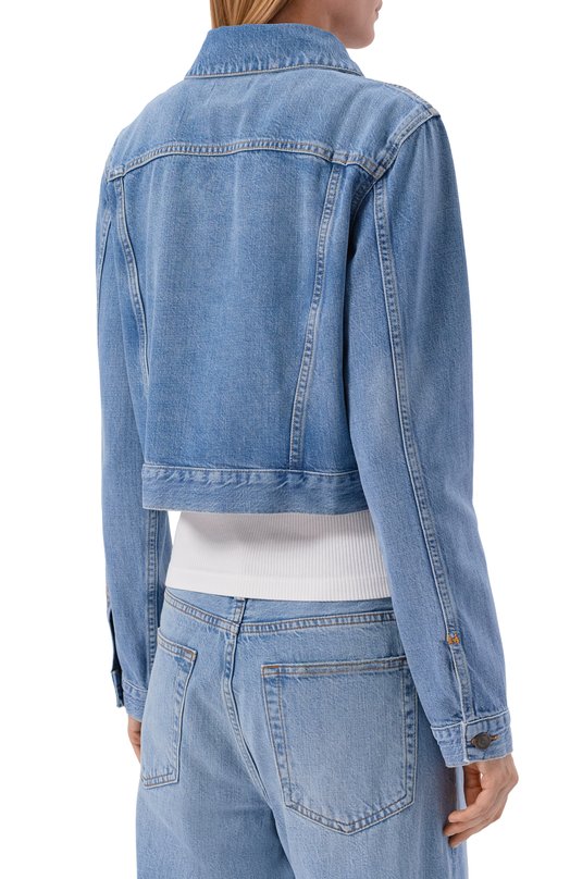 Джинсовая куртка The Off Duty Frame Denim 8024813/THE 0FF DUTY CLASSIC JACKET Голубой  8024813/THE 0FF DUTY CLASSIC JACKET Фото 4