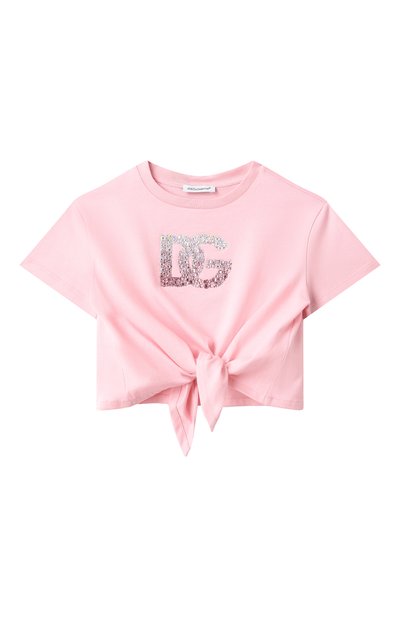 Хлопковая футболка DOLCE & GABBANA, арт. L5JT0V/G700X/8-14