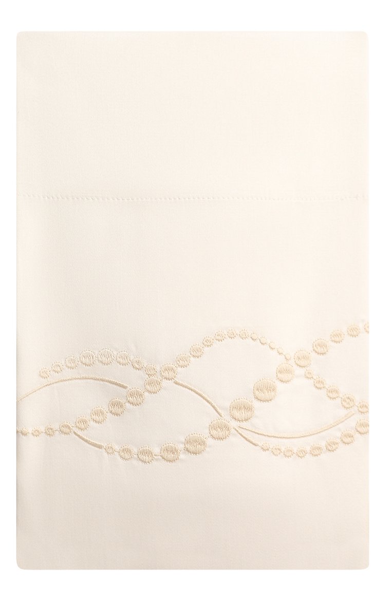 Наволочка pearls embroidery FRETTE бежевого цвета, арт. FR6570 E0700 051C | Фото 1 (Региональные ограничения белый список (Axapta Mercury): Не проставлено; Нос: Не проставлено; Re-sync: On)