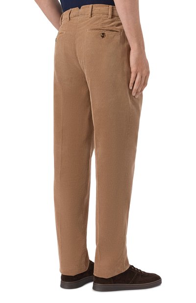 Вельветовые брюки BRUNELLO CUCINELLI бежевого цвета по цене 105500 руб., арт. M280NI1770, фото 4 Вельветовые брюки BRUNELLO CUCINELLI, арт. M280NI1770, фото 4