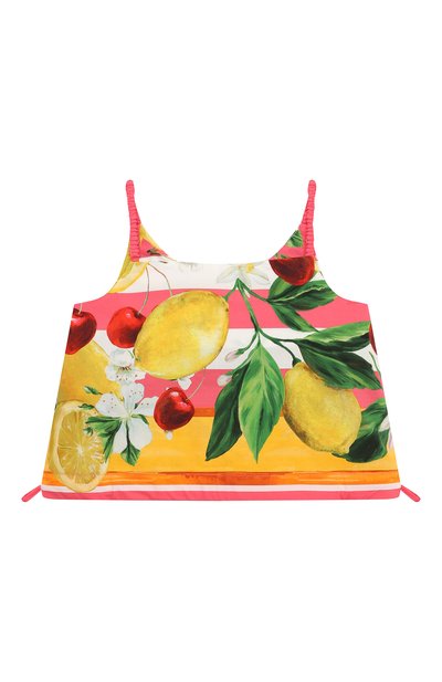 Костюм из топа и шорт DOLCE & GABBANA разноцветного цвета по цене 48250 руб., арт. L51U09/G7L8S, фото 3 Костюм из топа и шорт DOLCE & GABBANA, арт. L51U09/G7L8S, фото 3