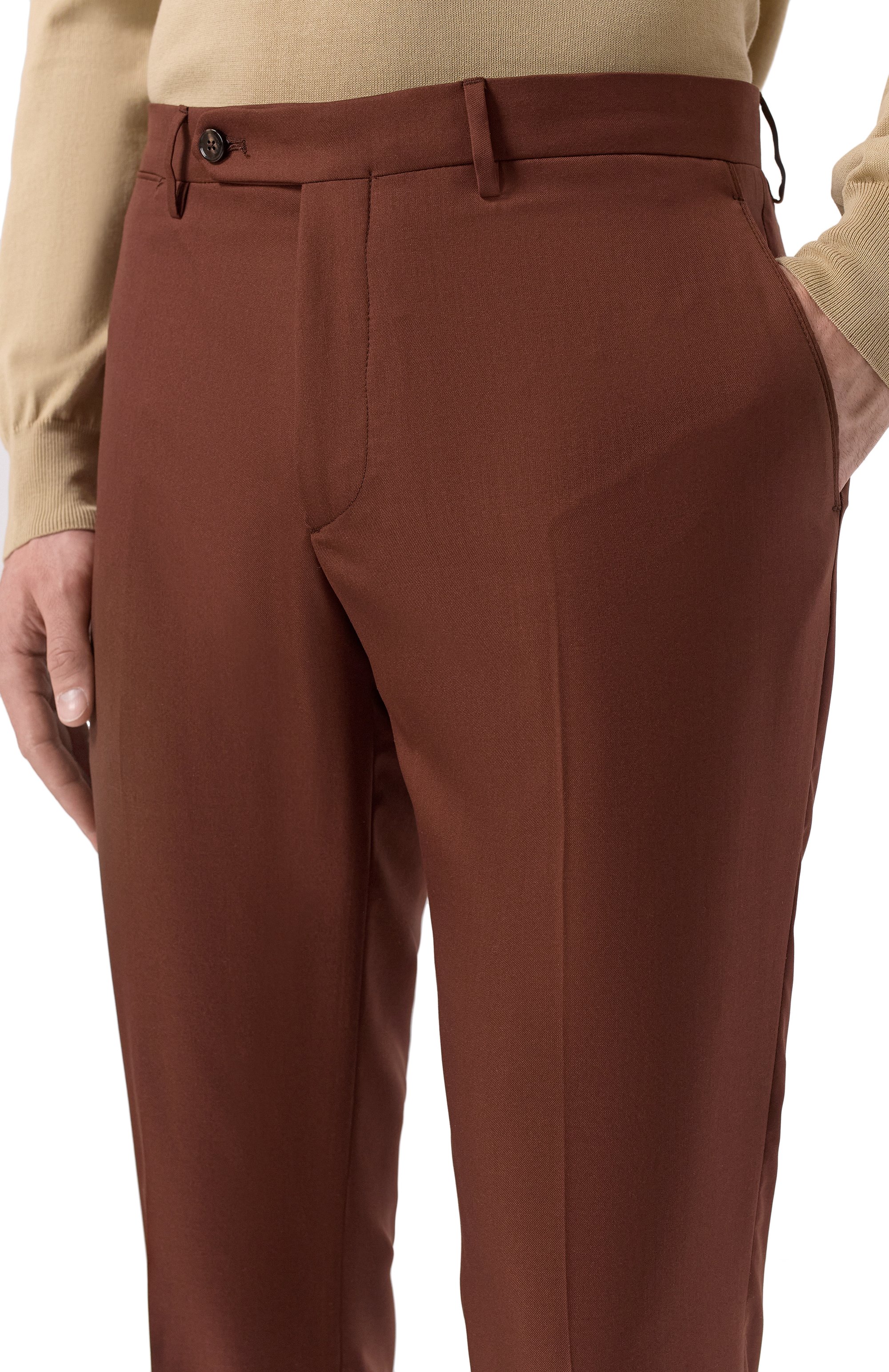 Брюки из шерсти и шелка BERWICH, арт. SC/1/DR1480, фото 5