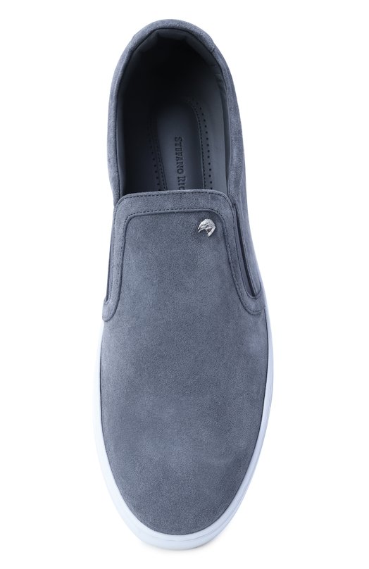Замшевые слипоны Stefano Ricci UF50_G2283/SDP Серый  UF50_G2283/SDP Фото 6