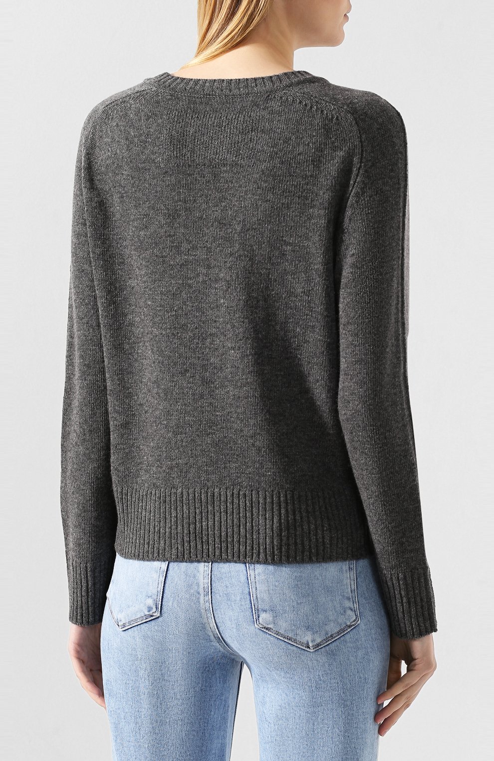 Шерстяной пуловер MARC JACOBS (THE) серого цвета по цене 46800 руб., арт. M4008441, фото 4 Шерстяной пуловер MARC JACOBS (THE), арт. M4008441, фото 4