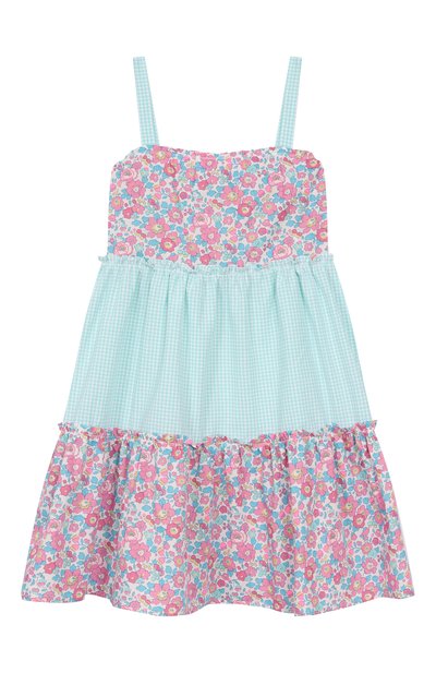 Хлопковый сарафан PESCIOLINO ROSSO, арт. PBSABI-14PATCH/8A-12A