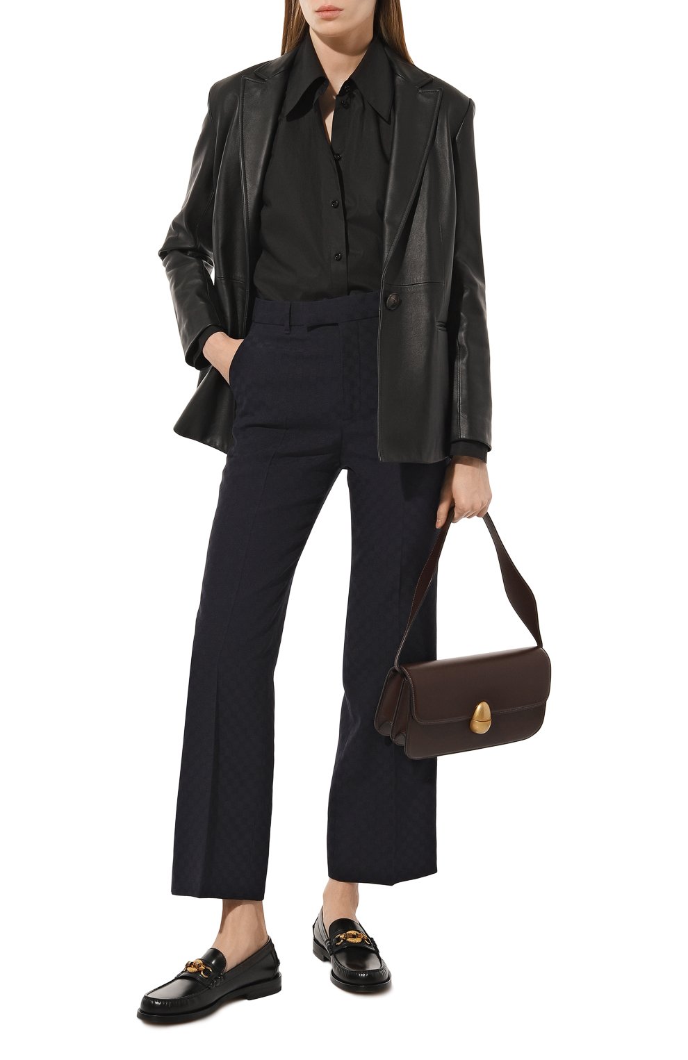 Шерстяные брюки GUCCI, арт. 664591 ZAGOF, фото 2